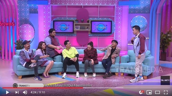 Tangkapan layar saat Ivan Gunawan keceplosan soal Jet pribadi Ruben Onsu