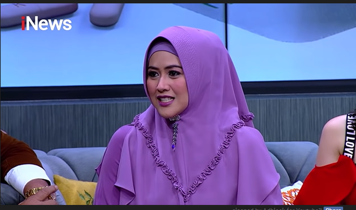 Meggy Wulandari saat mengungkapkan tabiat sang suami