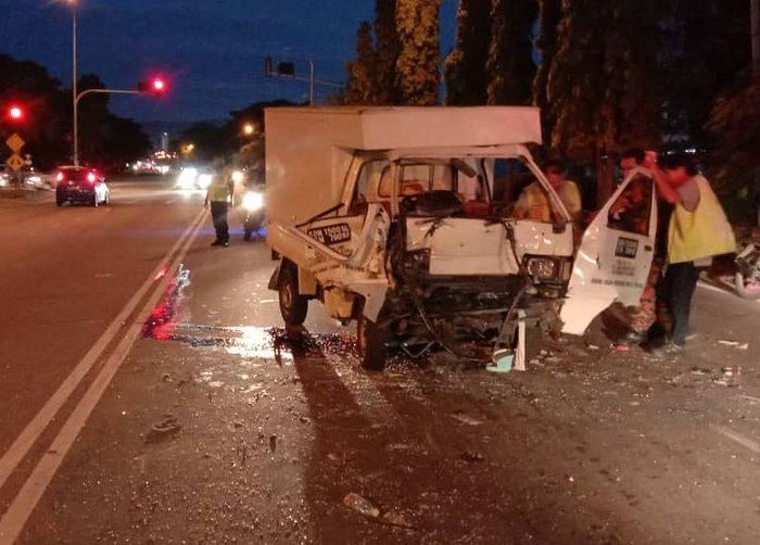 Kondisi mobil korban