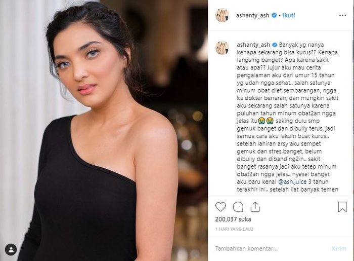Unggahan Ashanty 
