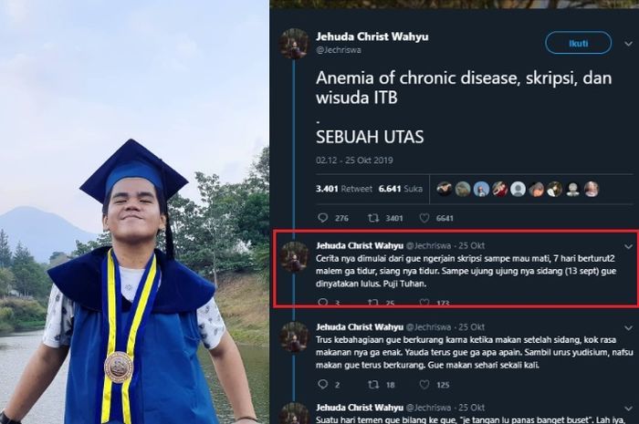 Unggahan sang mahasiswa