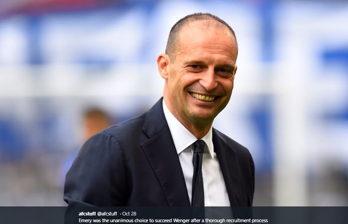 Eks pelatih Juventus dan AC Milan, Massimiliano Allegri.