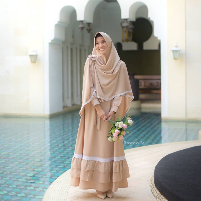  Alyssa Soebandono kerap bergaya dengan busana syar'i