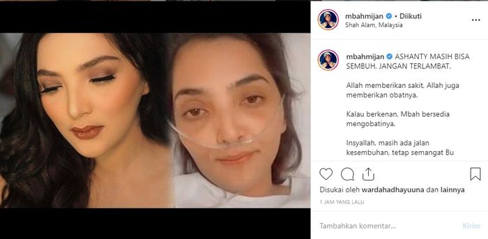 Mbah Mijan menawarkan diri untuk memberikan pengobatan pada Ashanty
