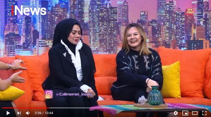 Tangkapan layar Shafa Harris dan Sarita Abdul Mukti