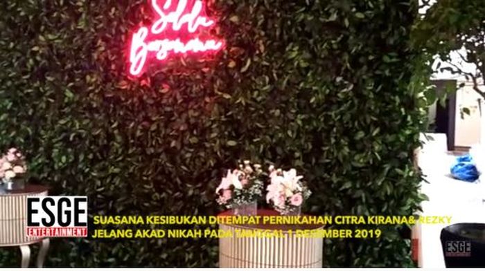 Spot foto booth pernikahan Rezky dan Ciki