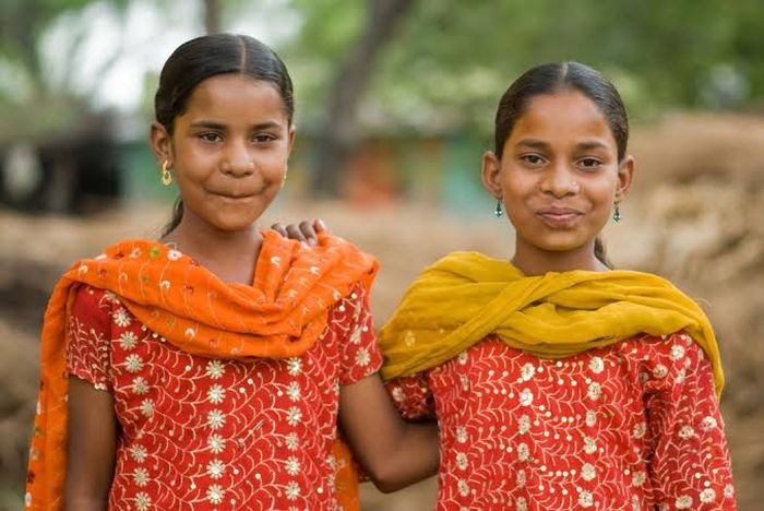 Anak kembar di desa Kodinhi, India