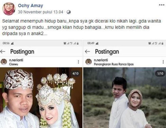 Curhatan Facebook Ochy Amy