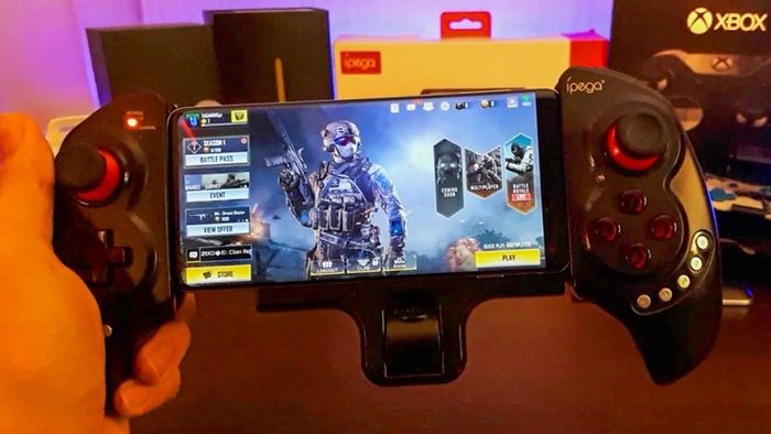Penggunaan controller pada Call of Duty: Mobile