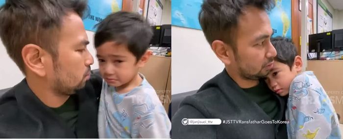 Rafathar menangis sebelum disuntik