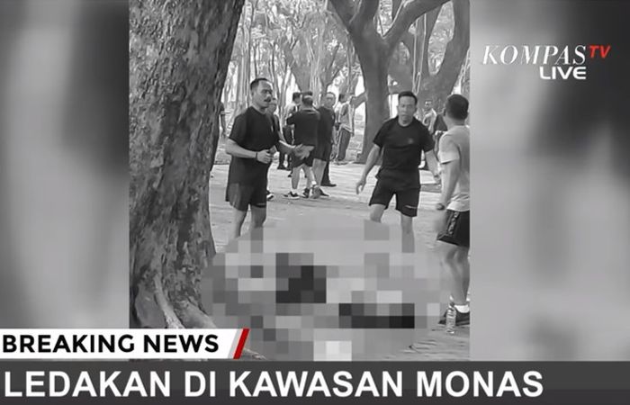 Ledakan di Monas Lukai 2 Anggota TNI