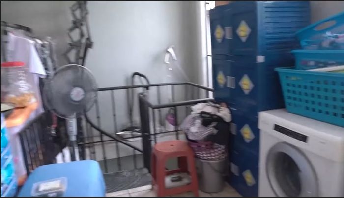Area Laundry di rumah Nia Ramadhani