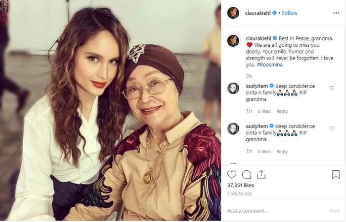 Sang Nenek Meninggal Dunia Unggahan Instagram Cinta Laura Dibanjiri Ucapan Belasungkawa