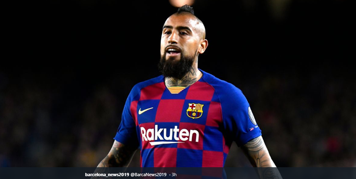 Gelandang Barcelona, Arturo Vidal