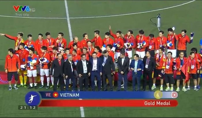 Timnas U-22 Vietnam mendapatkan medali emas SEA Games 2019.