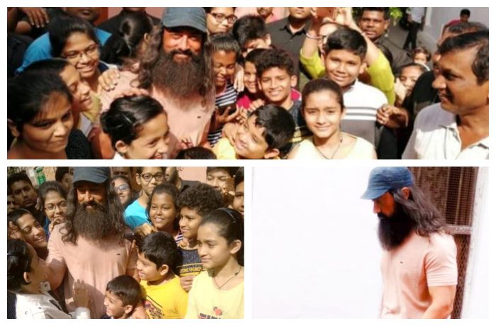 Perubahan penampilan Aamir Khan untuk film Laal Singh Chaddha.