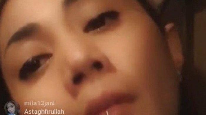 Aida Saskia saat live Instagram dan mencoba bunuh diri