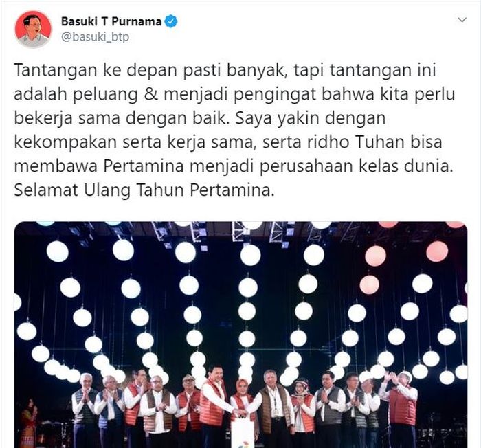 Ada tiga kunci yang menurut Basuki Tjahaja Purnama alias Ahok akan membawa Pertamina menjadi perusaghaan kelas dunia.