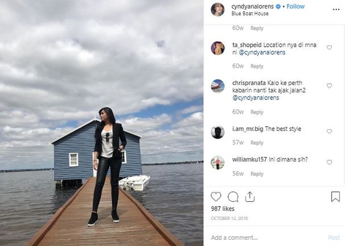 Cyndyana Lorens di Blue Boats House