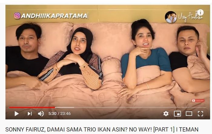 Cerita Fairuz disogok Trio Ikan Asin