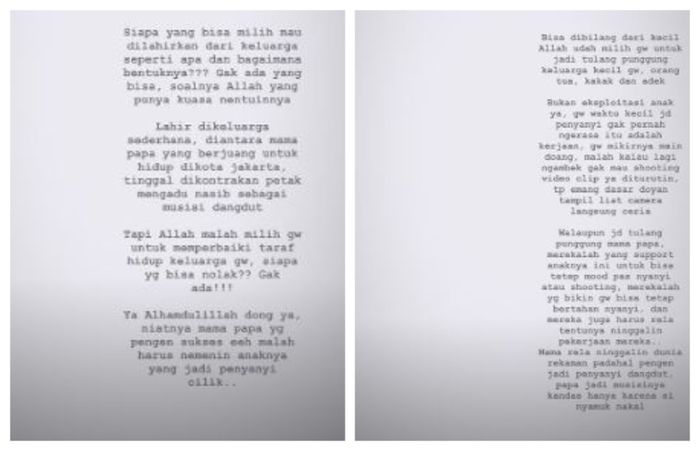 Foto 1 Enno Lerian jadi tulang punggung keluarga.