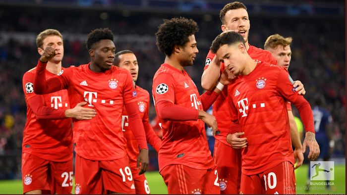 Bayern Muenchen, sempurna di fase grup Liga Champions 2019-2020.
