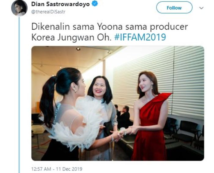 Dian Sastro dan YoonA 'SNSD'