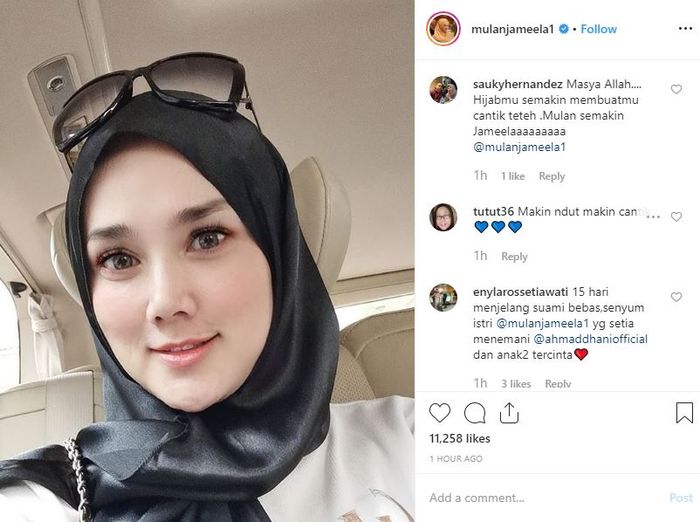 Komentar pujian netizen untuk Mulan Jameela