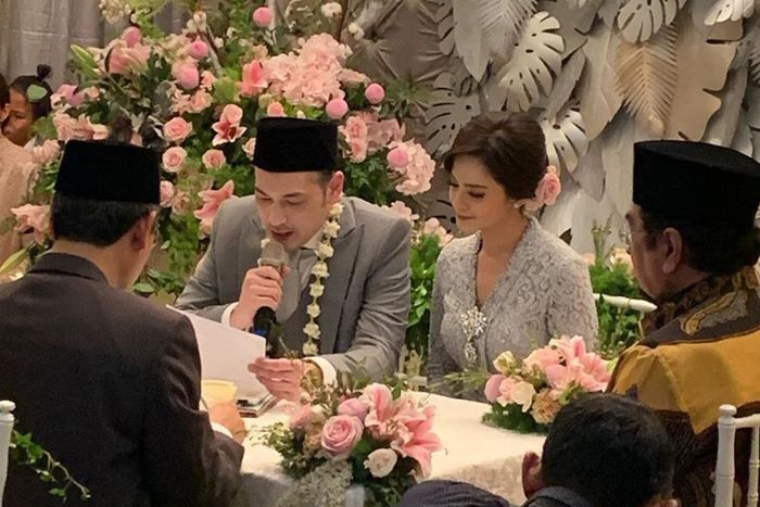 Cut Tari dan Richard Kevin resmi menikah pada Kamis (12/12/2019)