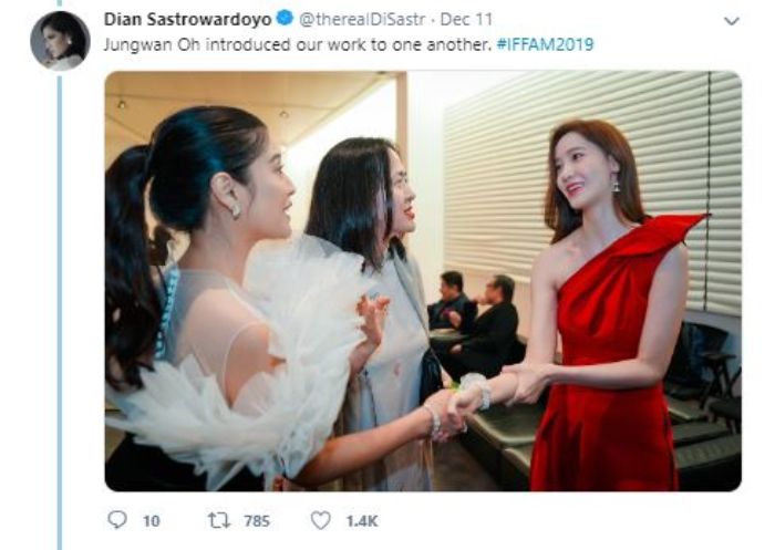 Dian Sastro dan YoonA 'SNSD'