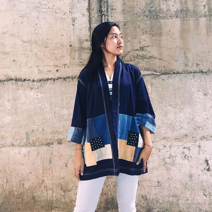 Salah satu outer jeans yang dijual brand lokal CTRL+N di Wall of Fades 2019instagram.com/controlnew