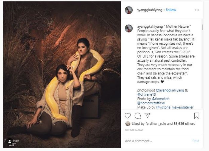 Unggahan Instagram Kahiyang Ayu