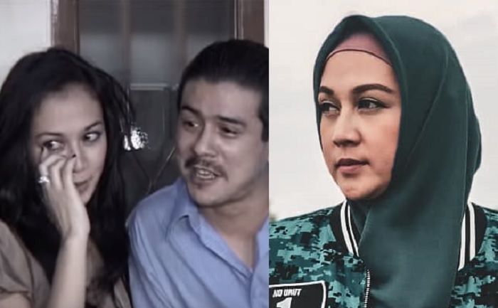 Dina Lorenza dan mantan suaminya Ghatan Saleh