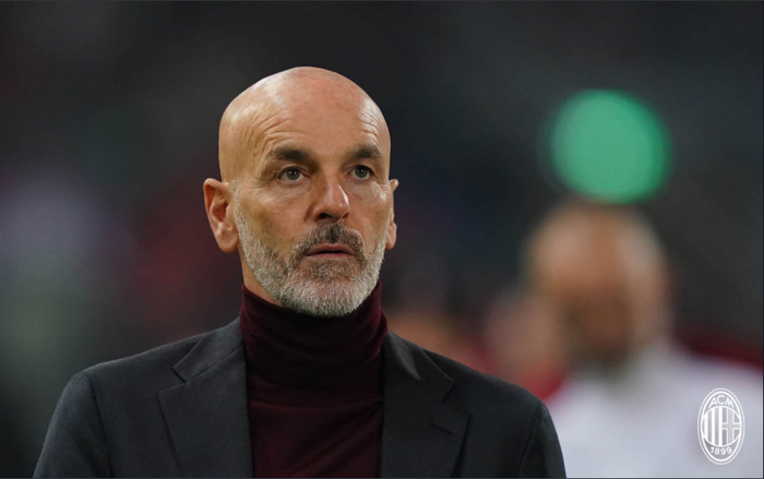 Pelatih AC Milan, Stefano Pioli.