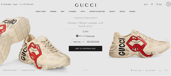 gucci jewelry sneakers