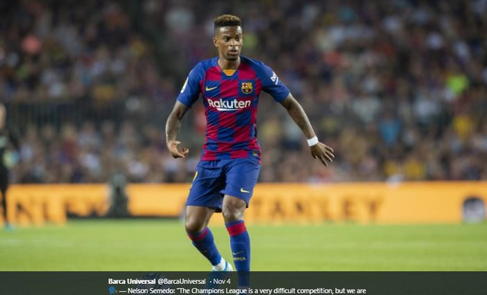 Bek kanan Barcelona, Nelson Semedo.