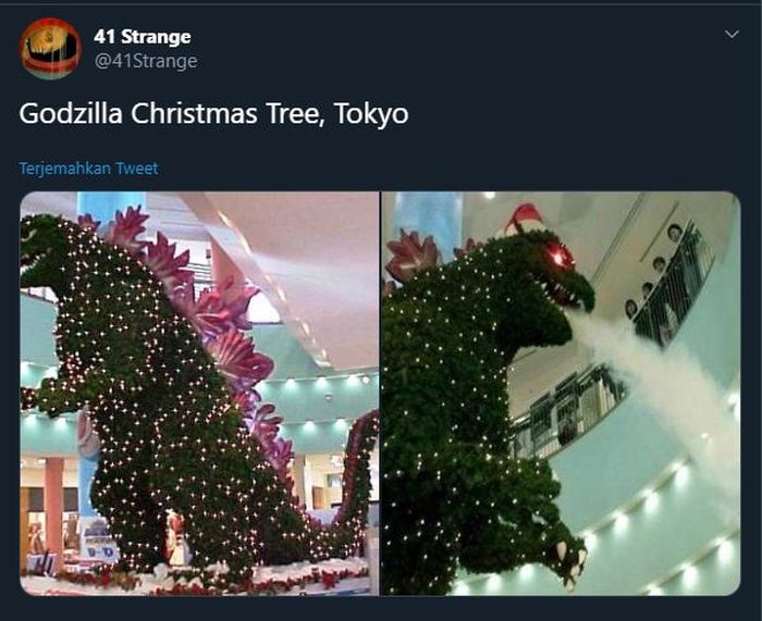 Pohon Natal unik di Tokyo