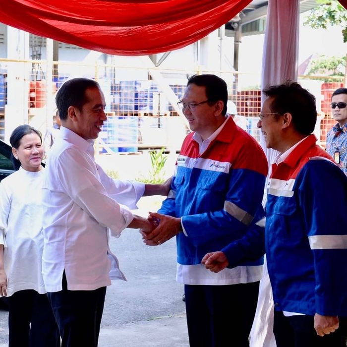 Jokowi dan <a href='https://pontianak.tribunnews.com/tag/ahok' title='Ahok'>Ahok</a>.