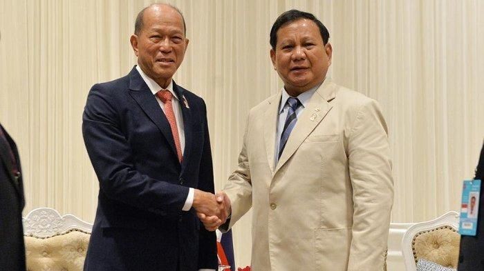 Prabowo bertemu menteri pertahanan Jepang
