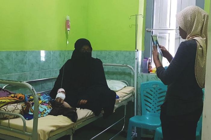 AF siswi Pondok Pesantren di Kecamatan Plaosan Kabupaten Magetan terduga ibu dari bayi laki laki yang ditemukan meninggal dunia di dalam ember sedang menjalani perawatan