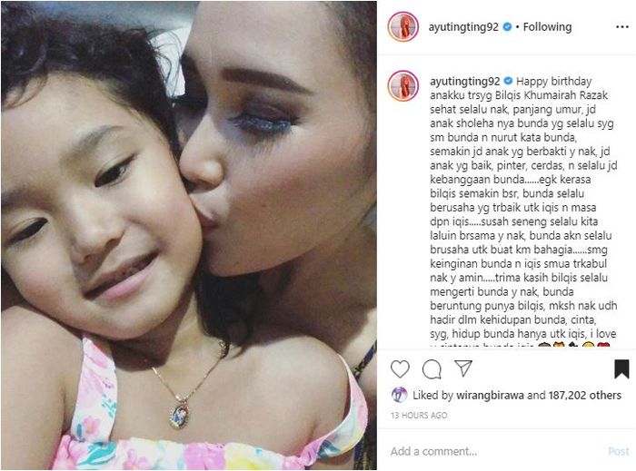 Postingan Ayu Ting Ting
