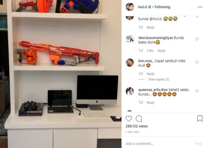 Barang mewah yang ada di kamar anak Inul Daratista