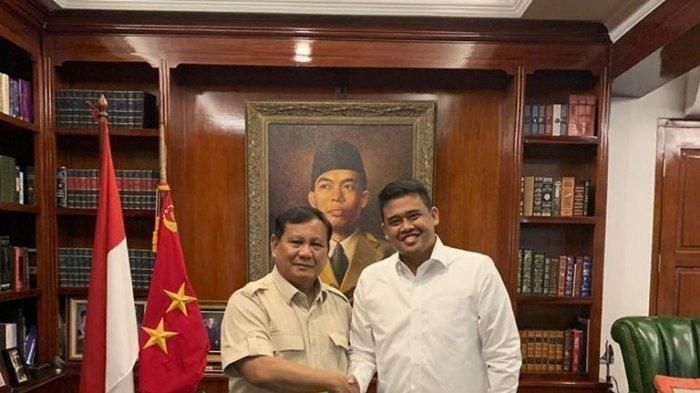 Ini agenda pertemuan pertama Ketum Gerindra Prabowo Subianto dan menantu Presiden RI Joko Widodo (Jokowi), Bobby Nasution - Facebook/Sugiat Santoso  
