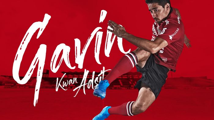 Gavin Kwan Adsit, diumumkan sebagai rekrutan anyar Bali United untuk musim depan.