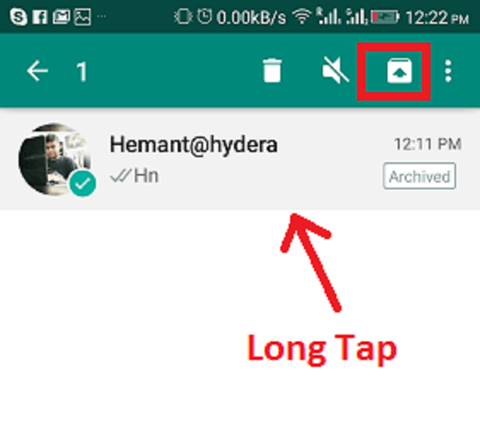 Arsipkan Chat