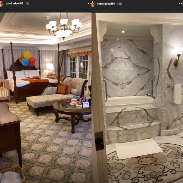Kamar Sandra Dewi di Disneyland Hongkong