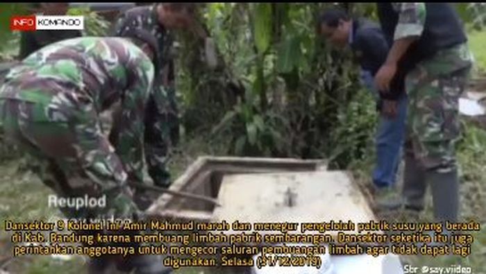 Detik-detik Dansektor 9 Semprot Pabrik Susu Raksasa di ...