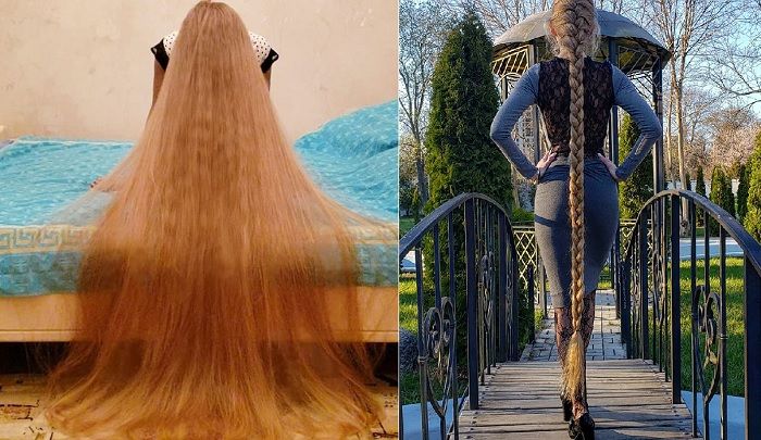 Rapunzel di Dunia Nyata, Gadis Ukraina ini Punya Rambut Panjang yang