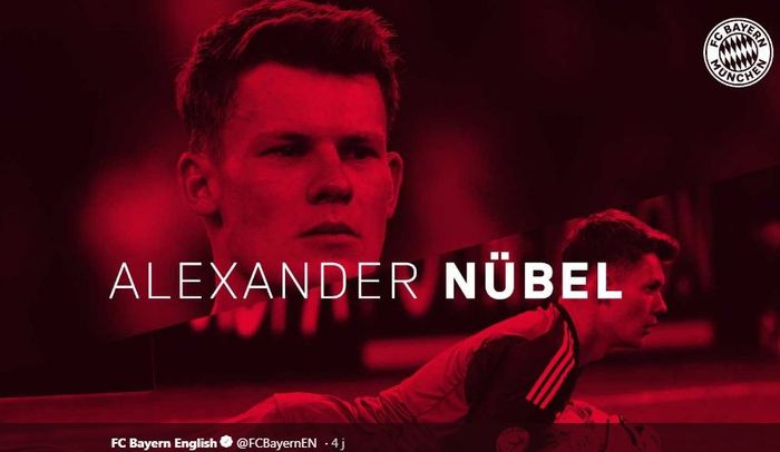 Kiper Schalke 04, Alexander Nuebel, resmi menjadi pemain Bayern Muenchen.