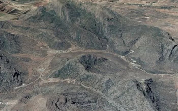 Tempat diduga senjata Iran disembunyikan